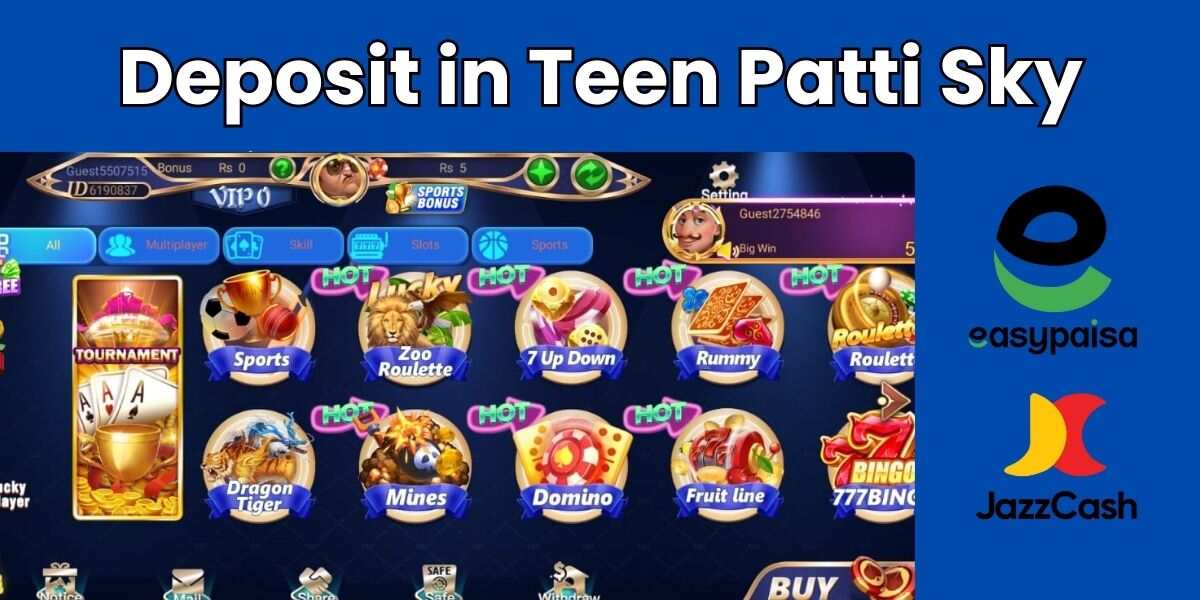 Deposit in Teen Patti Sky