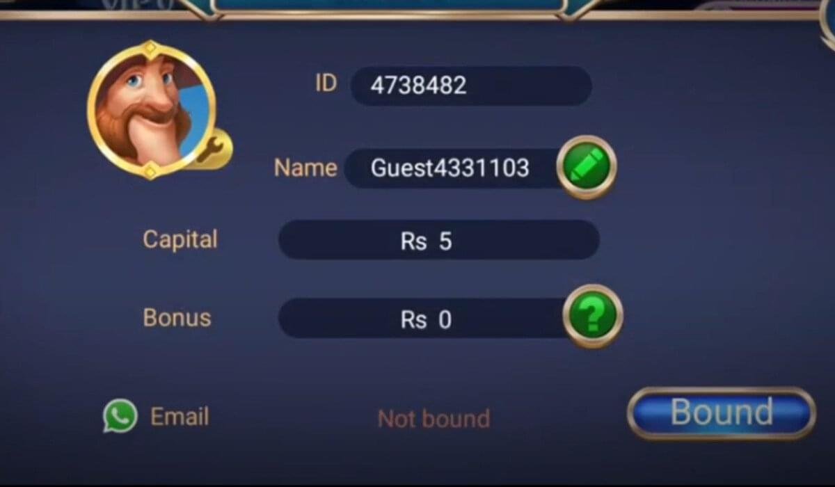 Tap it, and you’ll see a “Bound” button